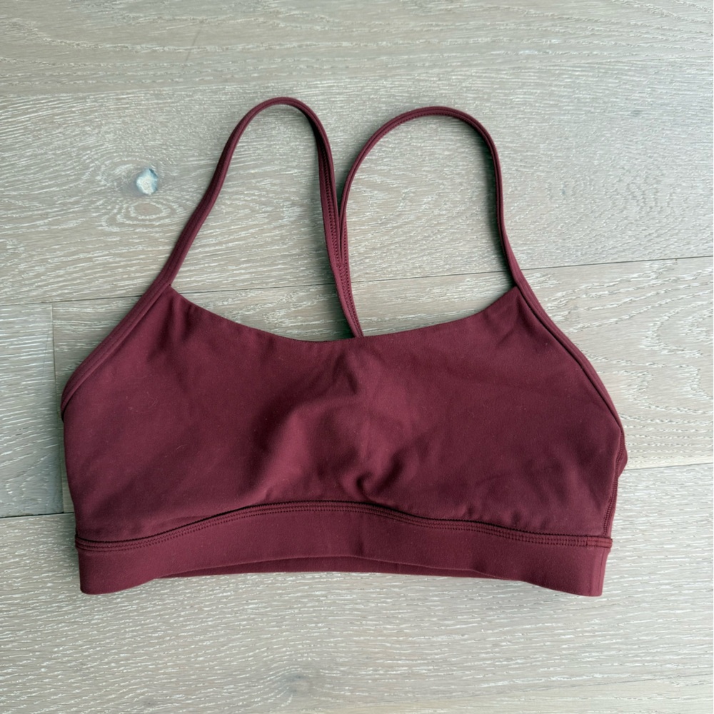 lululemon Burgundy Sports Bra